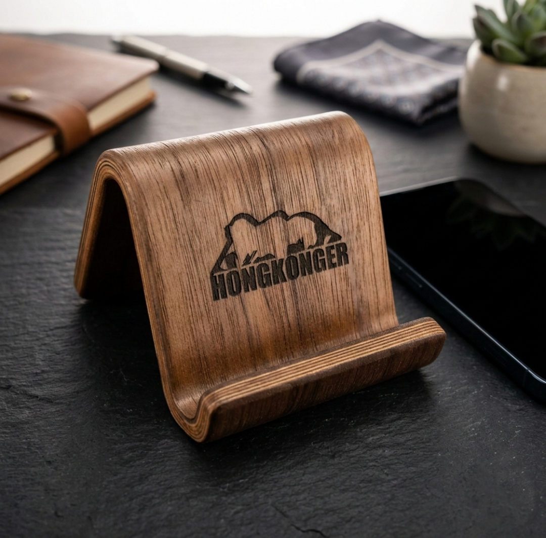 木製電話座（免費刻名）