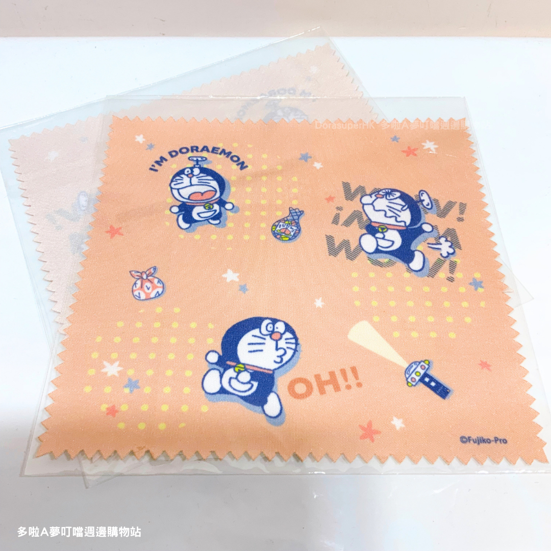[現貨] 多啦A夢眼鏡布 Doraemon 螢幕清潔抹布 (粉色)