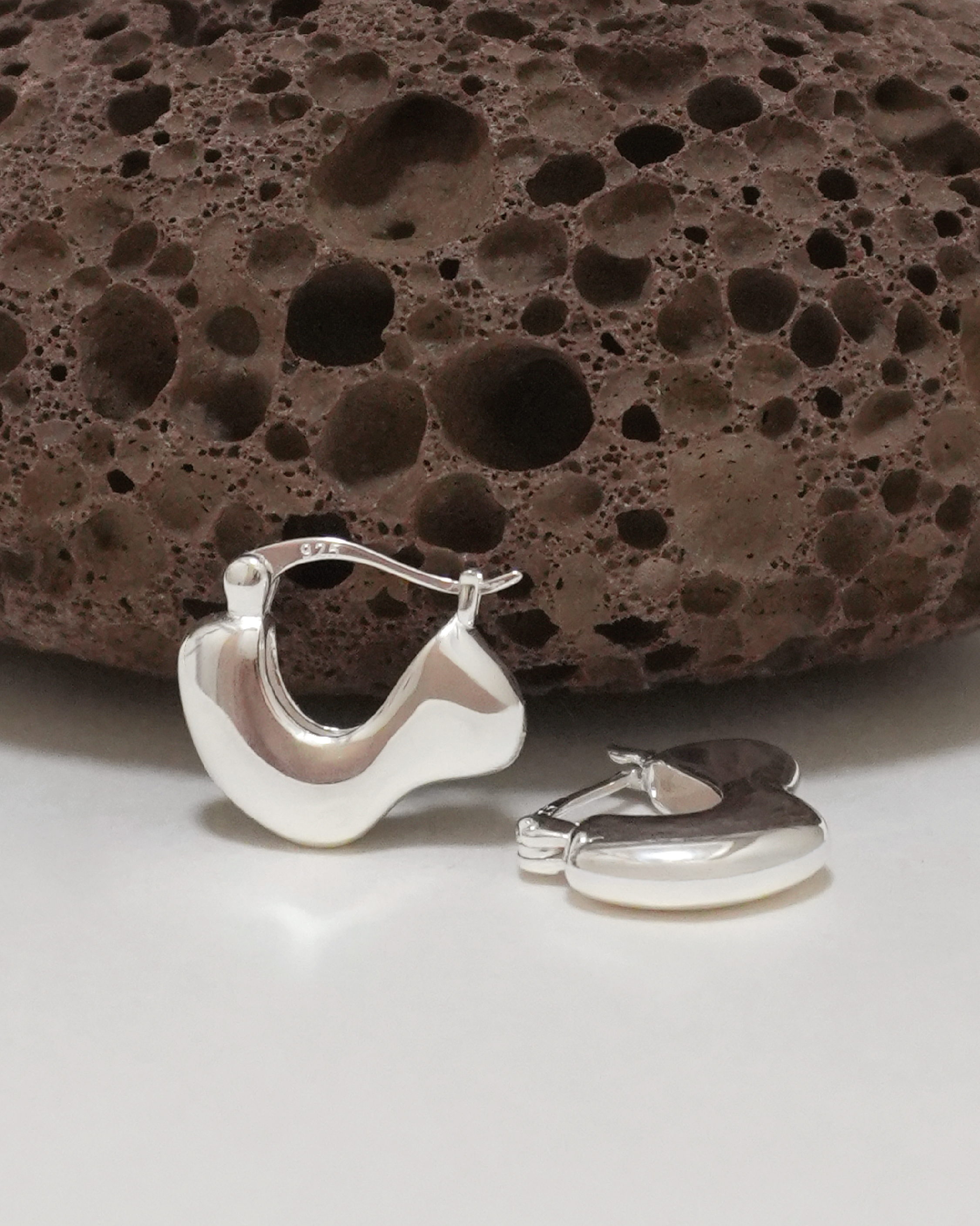 Urban Sculptural Flow Earrings