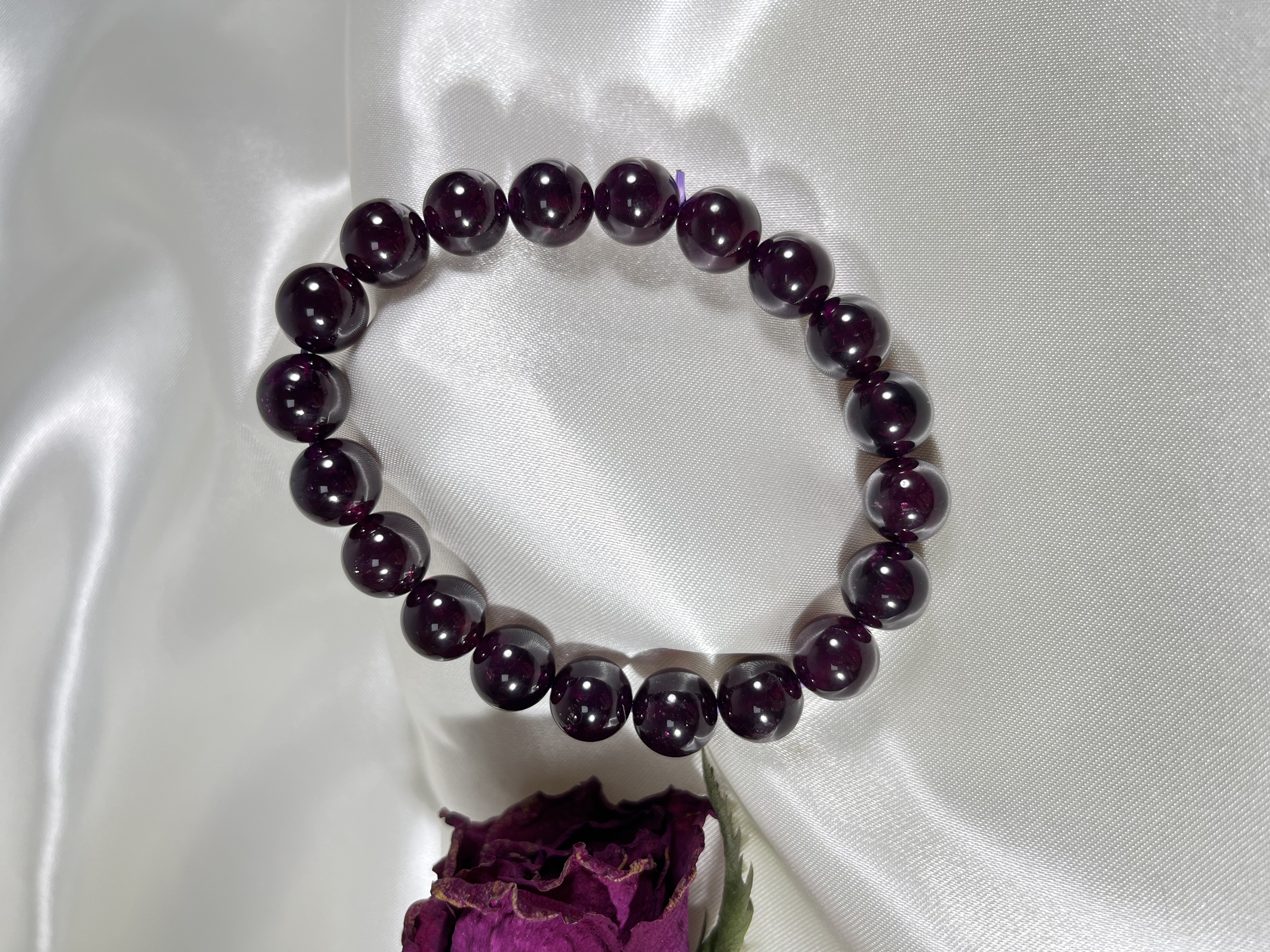 巴西紫牙烏石榴石 9mm+