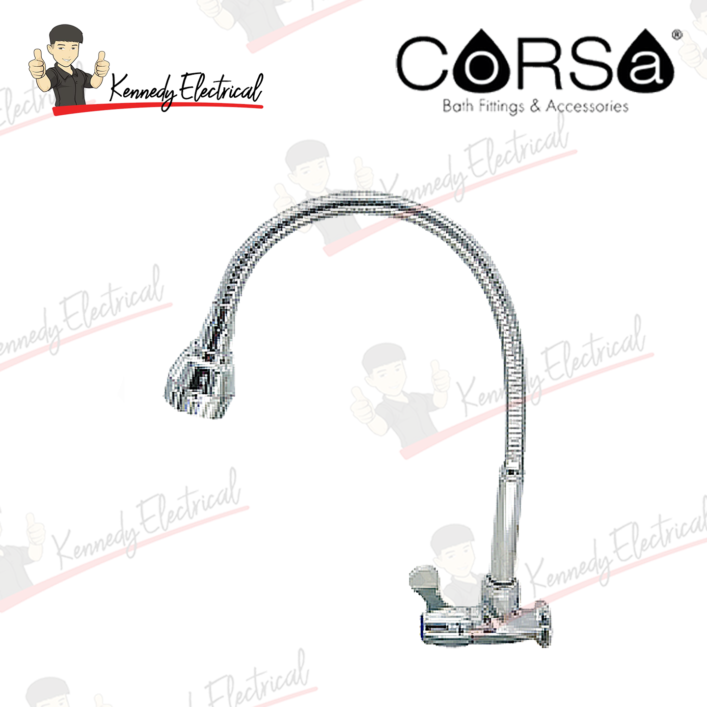 Corsa Abs Flexible Wall Swan Tap (600-A#) W100-6