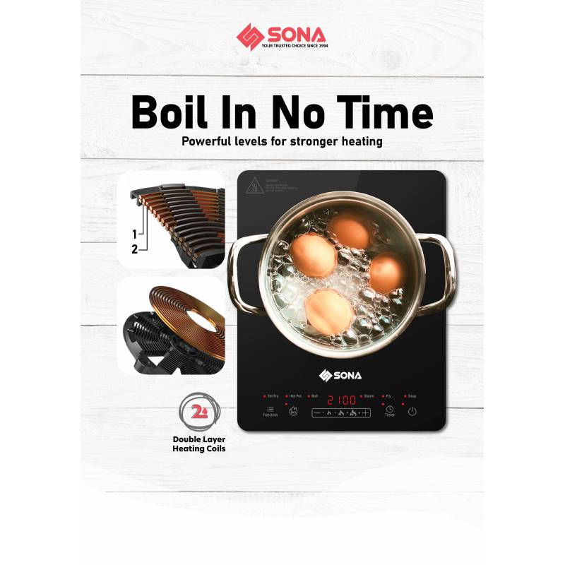 SONA Slim Induction Cooker SIC 8621
