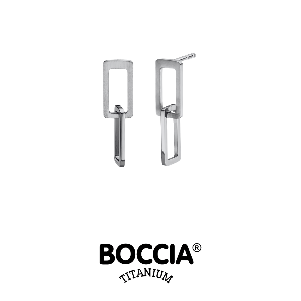 Boccia Titanium 05106-01 鈦金屬耳環