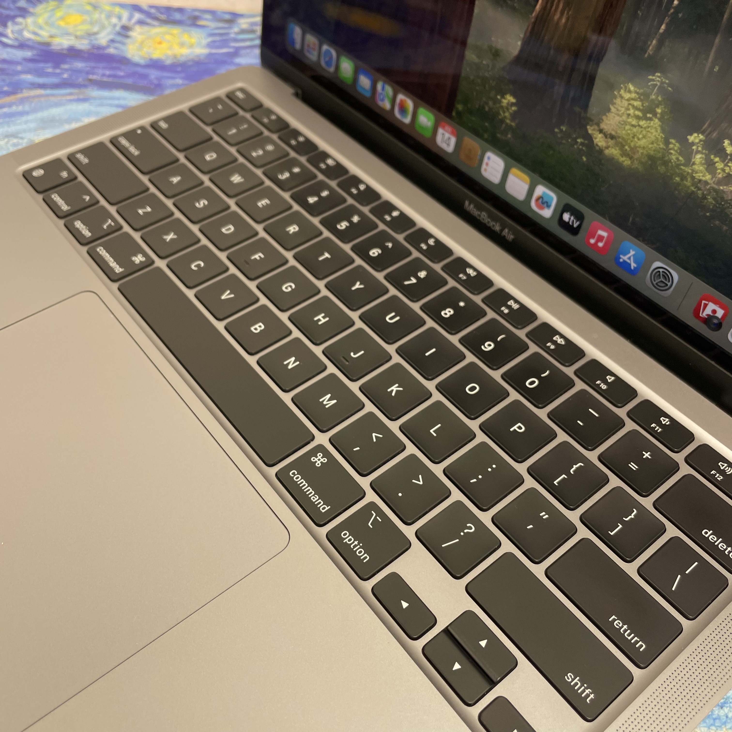 #5803 Apple MacBook Air 2021/M1 CPU/8GB Ram/256GB SSD/Touch ID/13吋Mon/灰色/ 