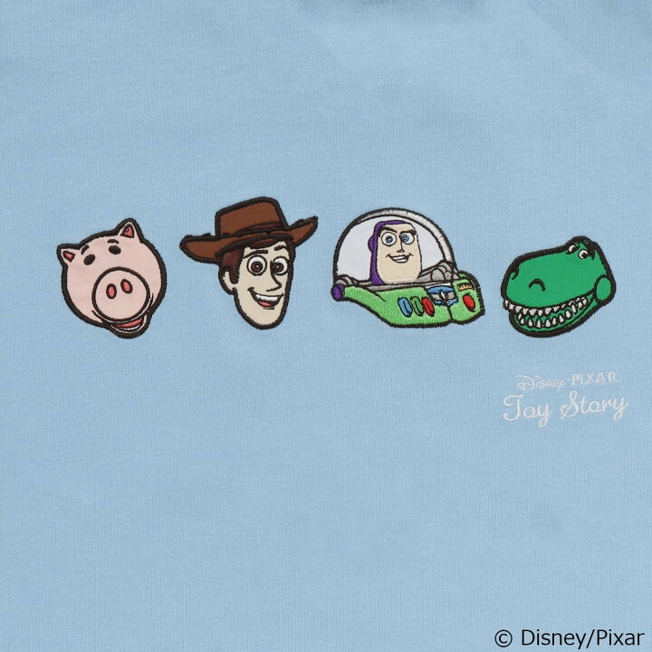🇯🇵預訂 日本直送🇯🇵Petit Main x Toy Story系列六色人物刺繡貼花短袖T恤