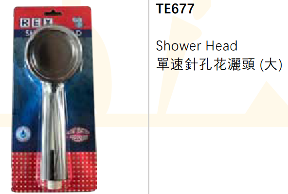 TE677單速針孔花灑頭/低水壓適用