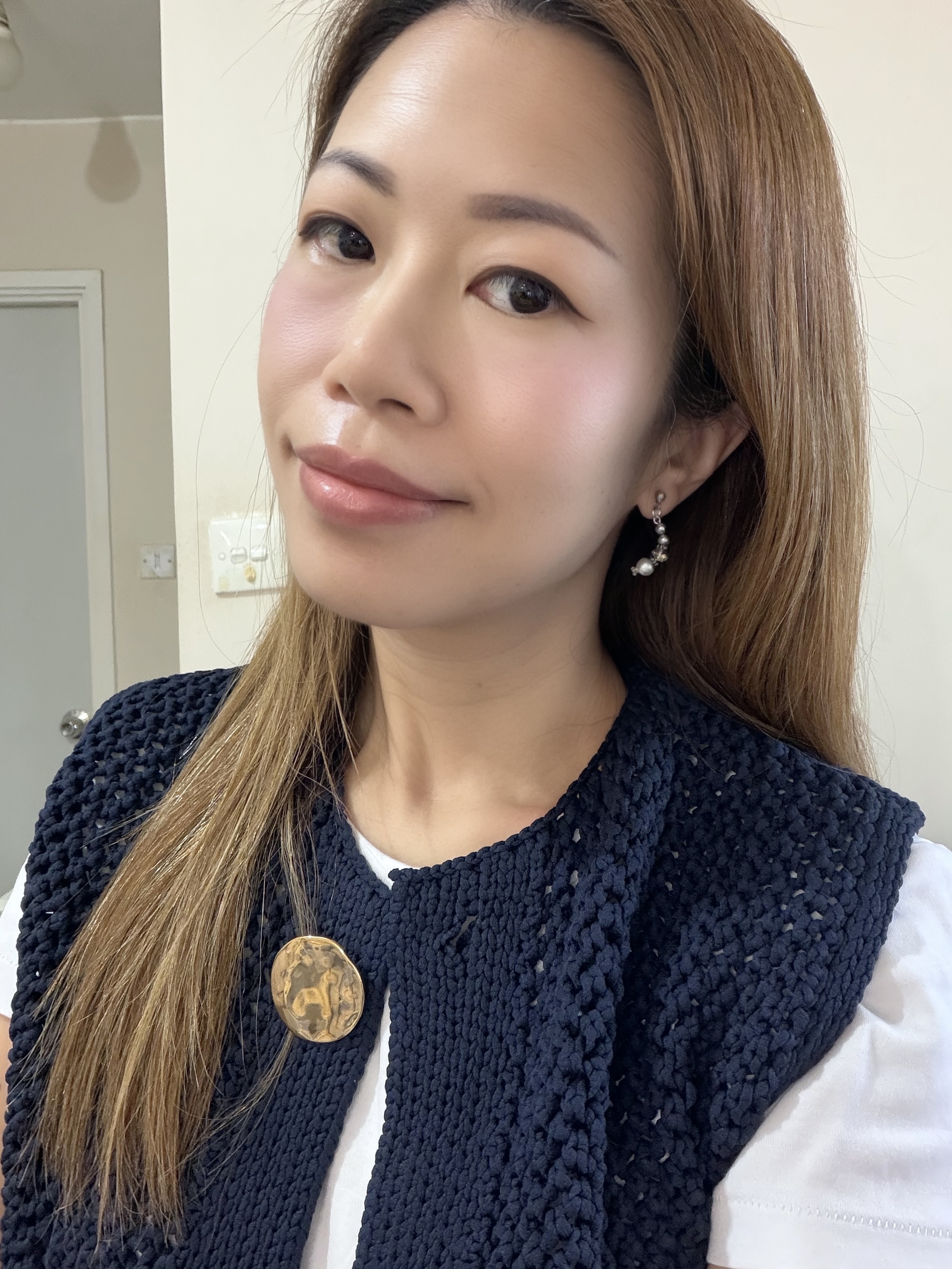 Curled Pearl 日本棉花珍珠耳環 MINI款