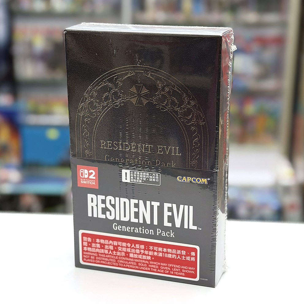 (行版) Nintendo Switch 2 Resident Evil Biohazard 30th Special Pack NS2 惡靈古堡 30週年特別套裝 (中英日文字幕)