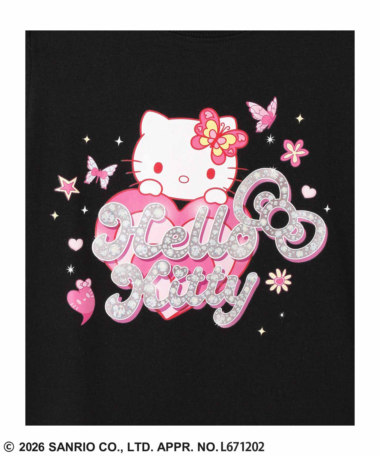 🆕【⭐訂購⭐】🇯🇵日本直送 🌀#Kitty 卡通印花 露肩短袖tee🌀[ELJA-0195][261121]