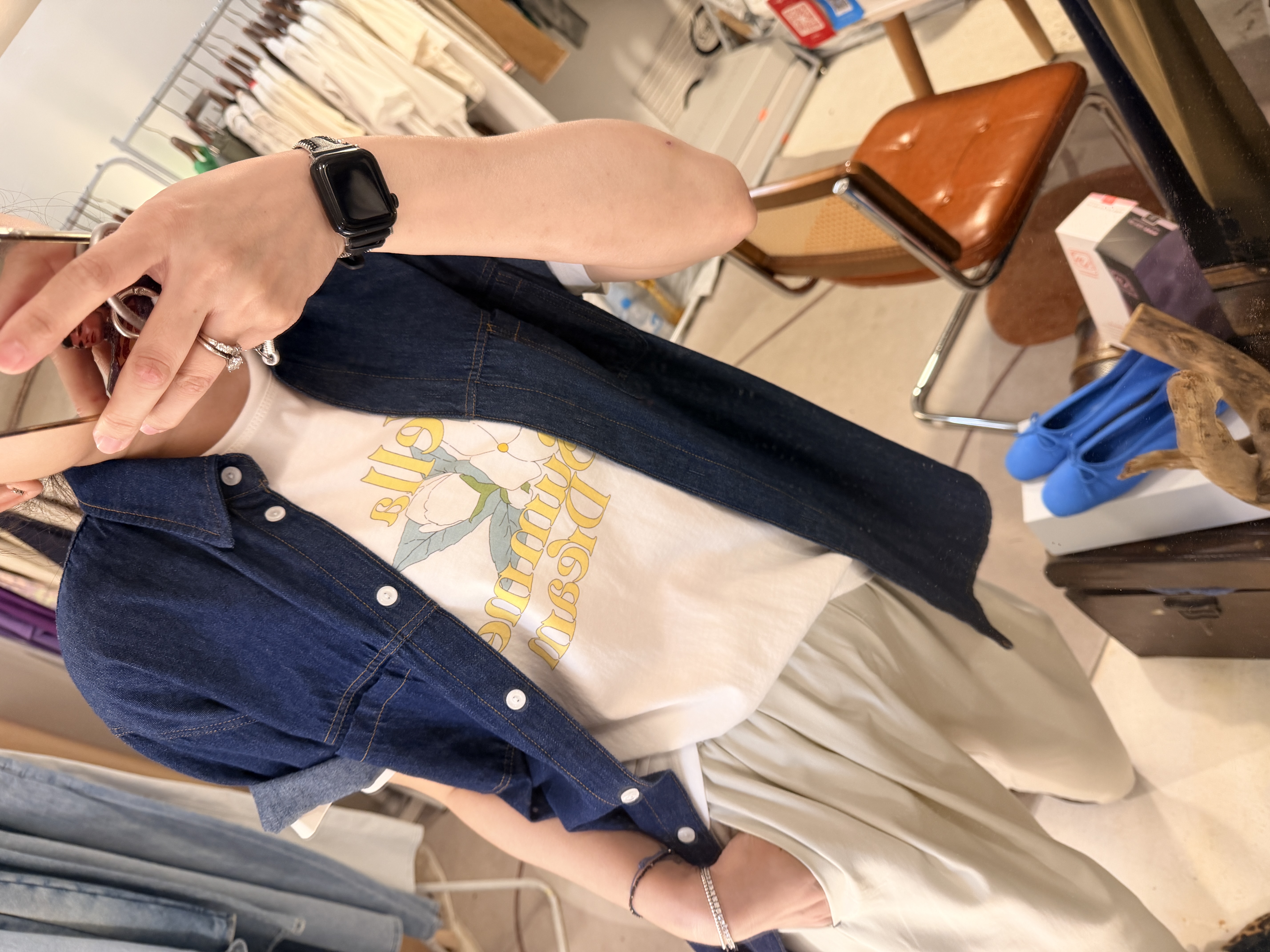 Light denim shirt
