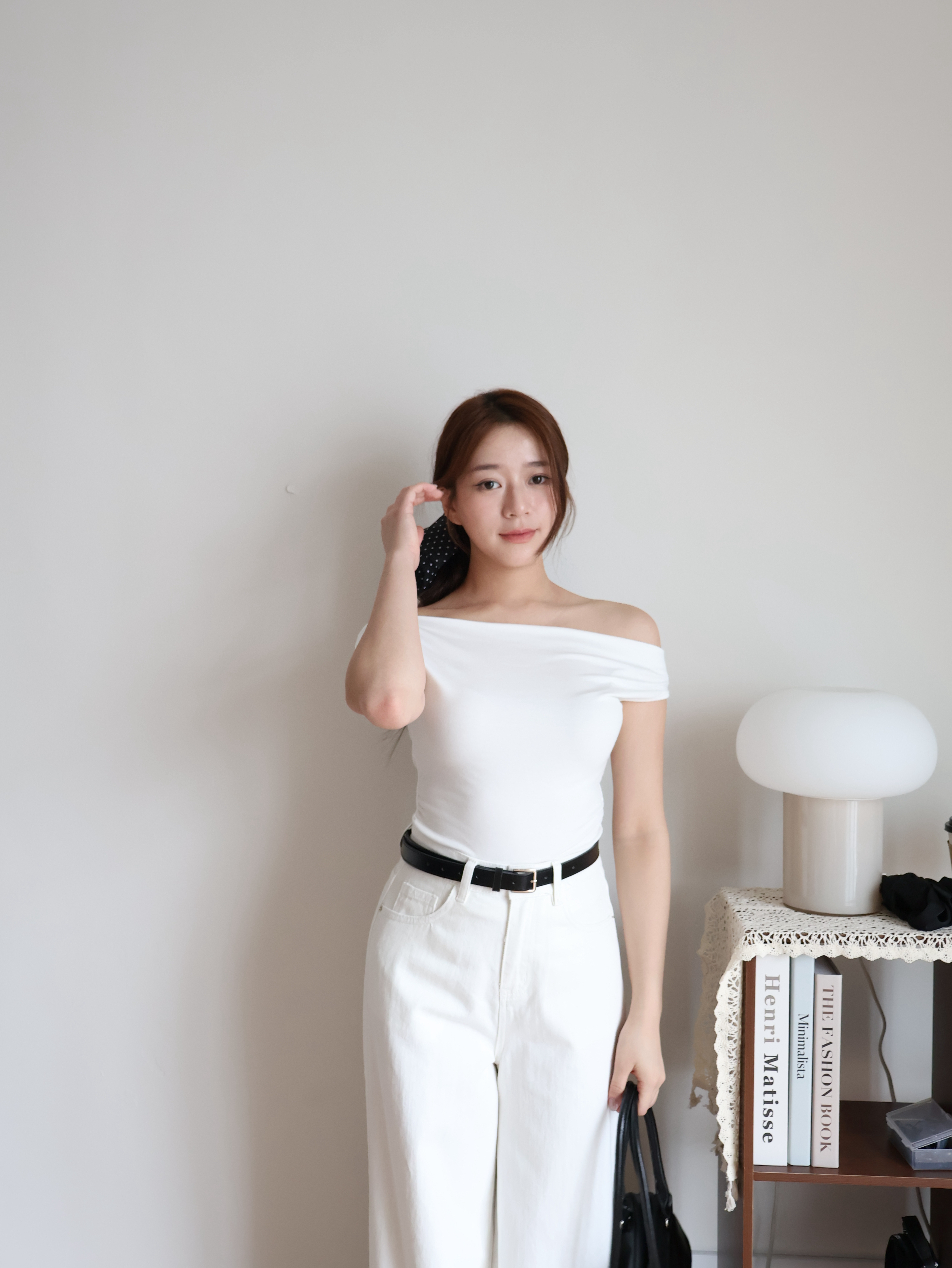 Rosie Cropped Top | White