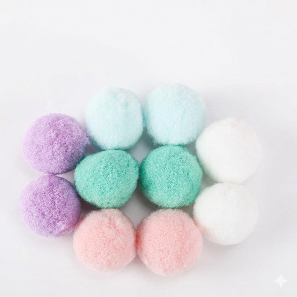 靜音模毛毛球（10個/袋）