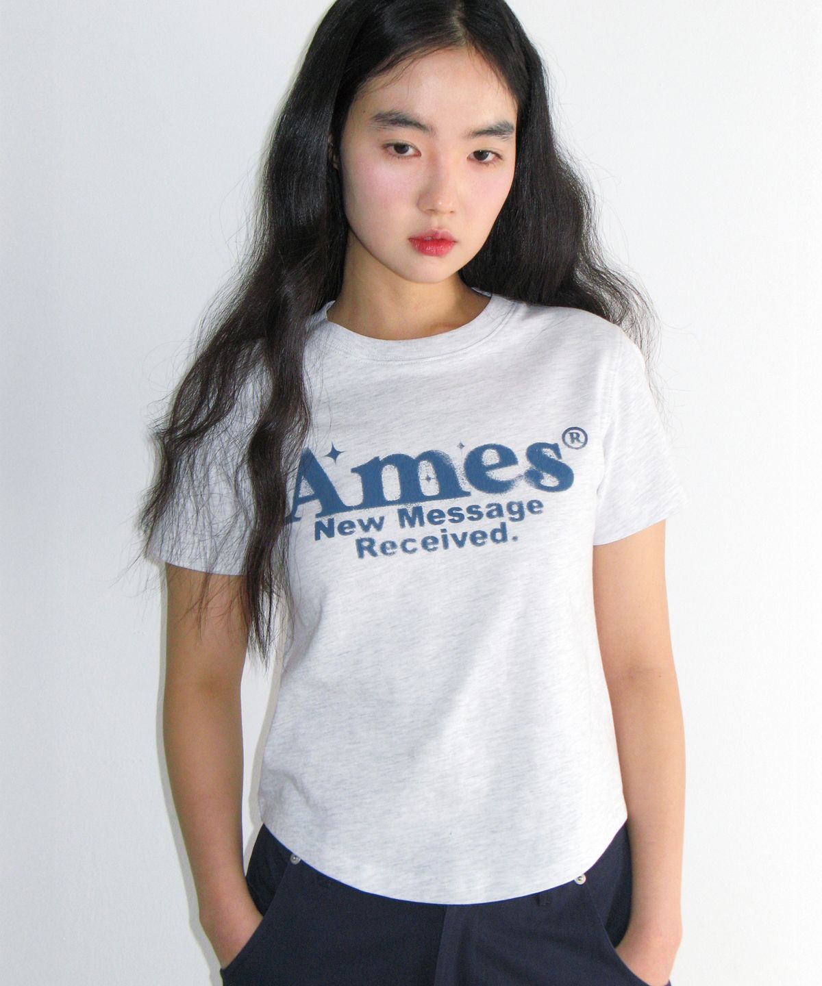 🇰🇷訂購｜AMES 26新色 ｜ROUND HEM CROP TEE 7色 