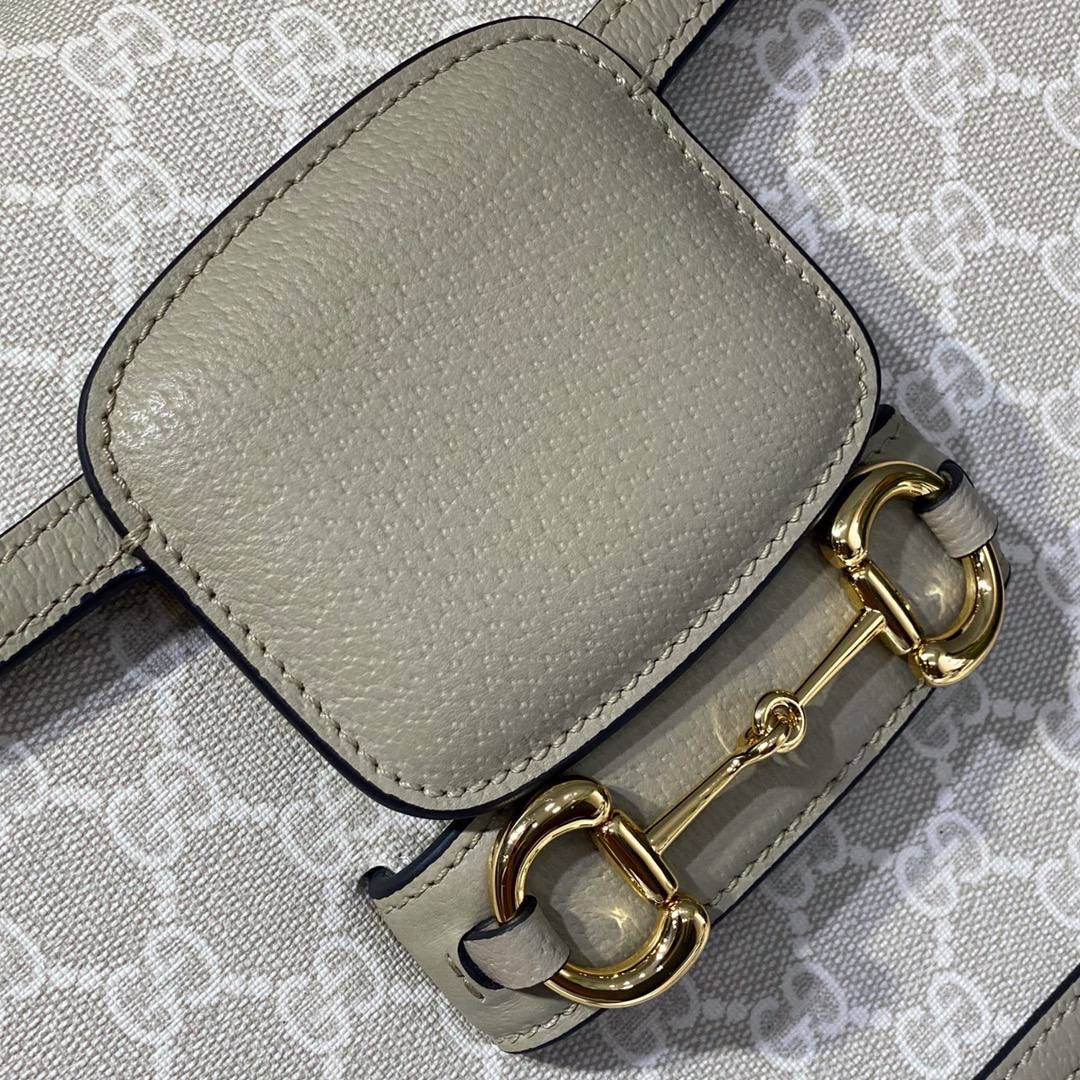 ▪大货实拍 𝐆𝐮𝐜𝐜𝐢 𝐁𝐞𝐢𝐠𝐞 𝐖𝐡𝐢𝐭𝐞燕麦色 型号：602204 尺寸：25*18*8cm