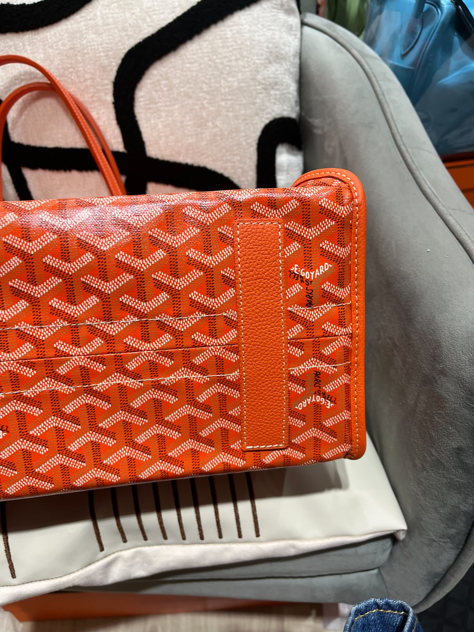 Goyard Hardy pm Tote Bag 100%Authentic, 98%new ✅專門店收據✅防塵袋