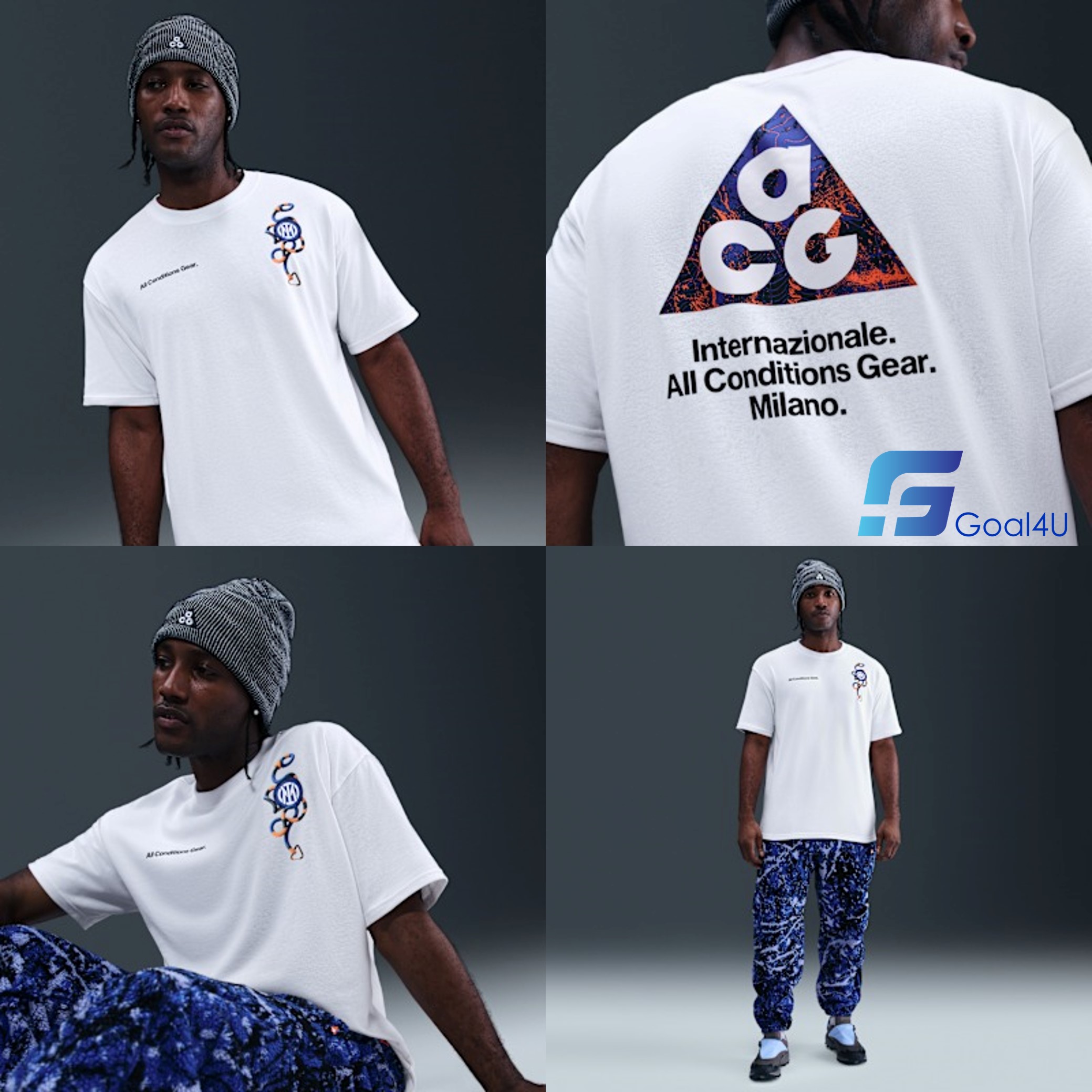 Nike Inter Milan 國際米蘭ACG 戶外文化白色短袖 Tee IF0513