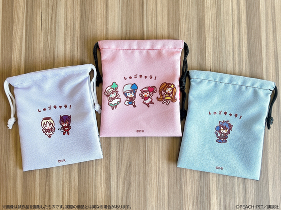 《Pre-Order》着物風巾着｜守護甜心Shugo Chara! X 淺草花屋敷 事後通販 (26SC115-P)