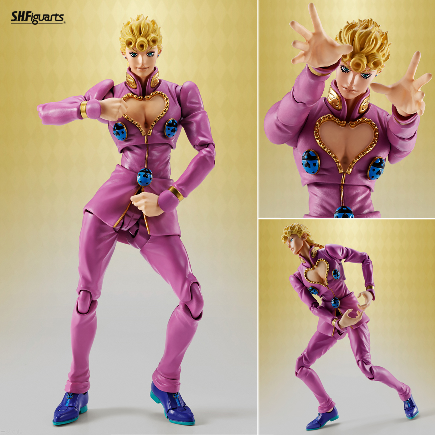 (預訂訂金 $200) (總價 $462) Bandai S.H.Figuarts JOJO的奇妙冒險 喬魯諾·喬巴拿 (行版) SHF Giorno Giovanna