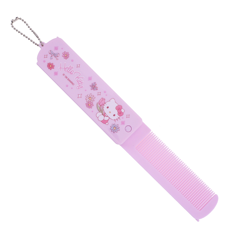 Hello Kitty Plastic Mirror & Comb Set 塑膠鏡梳套裝