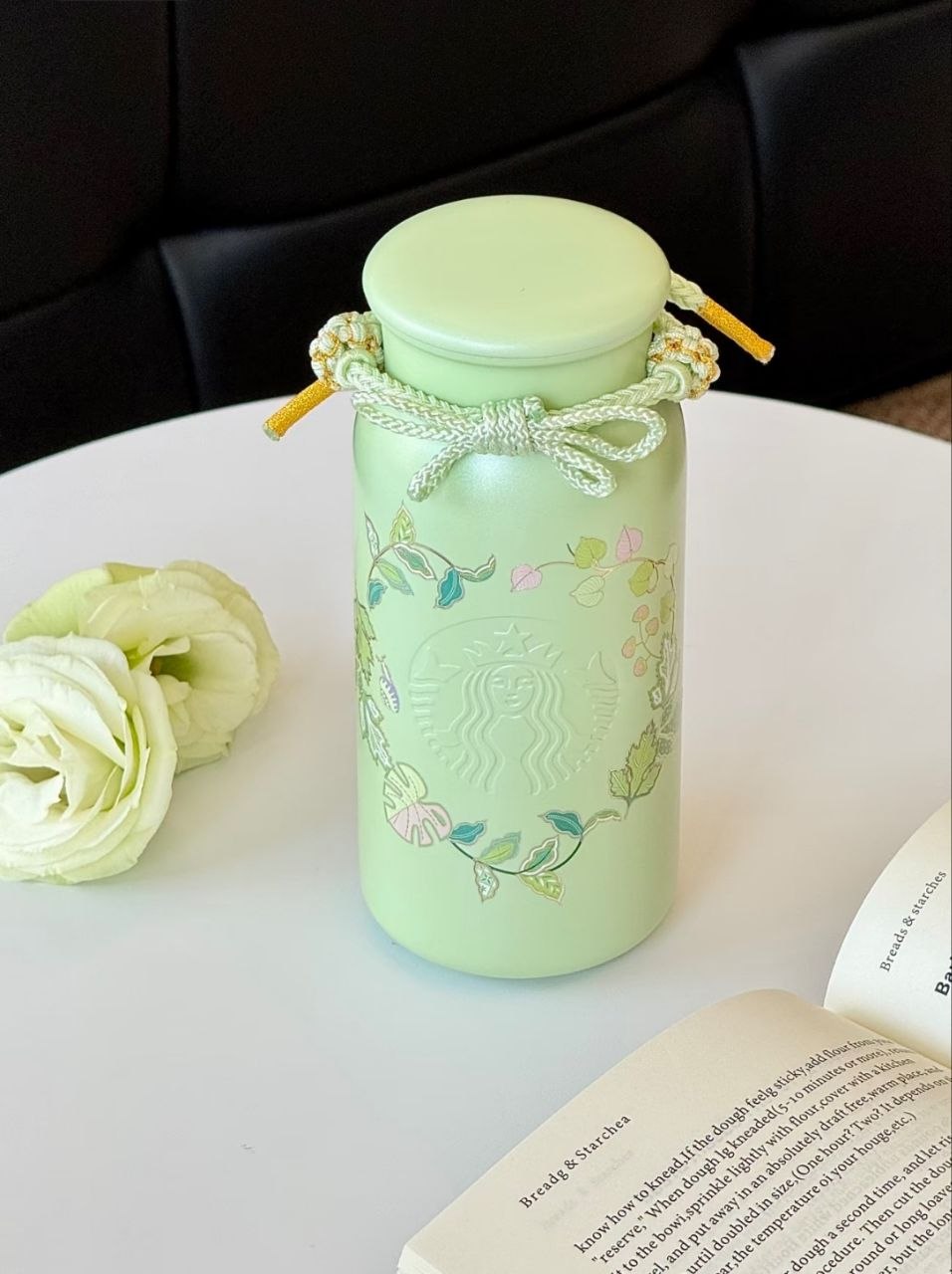 星巴克春序纹样系列 『小巧奶瓶造型保温杯』🇨🇳