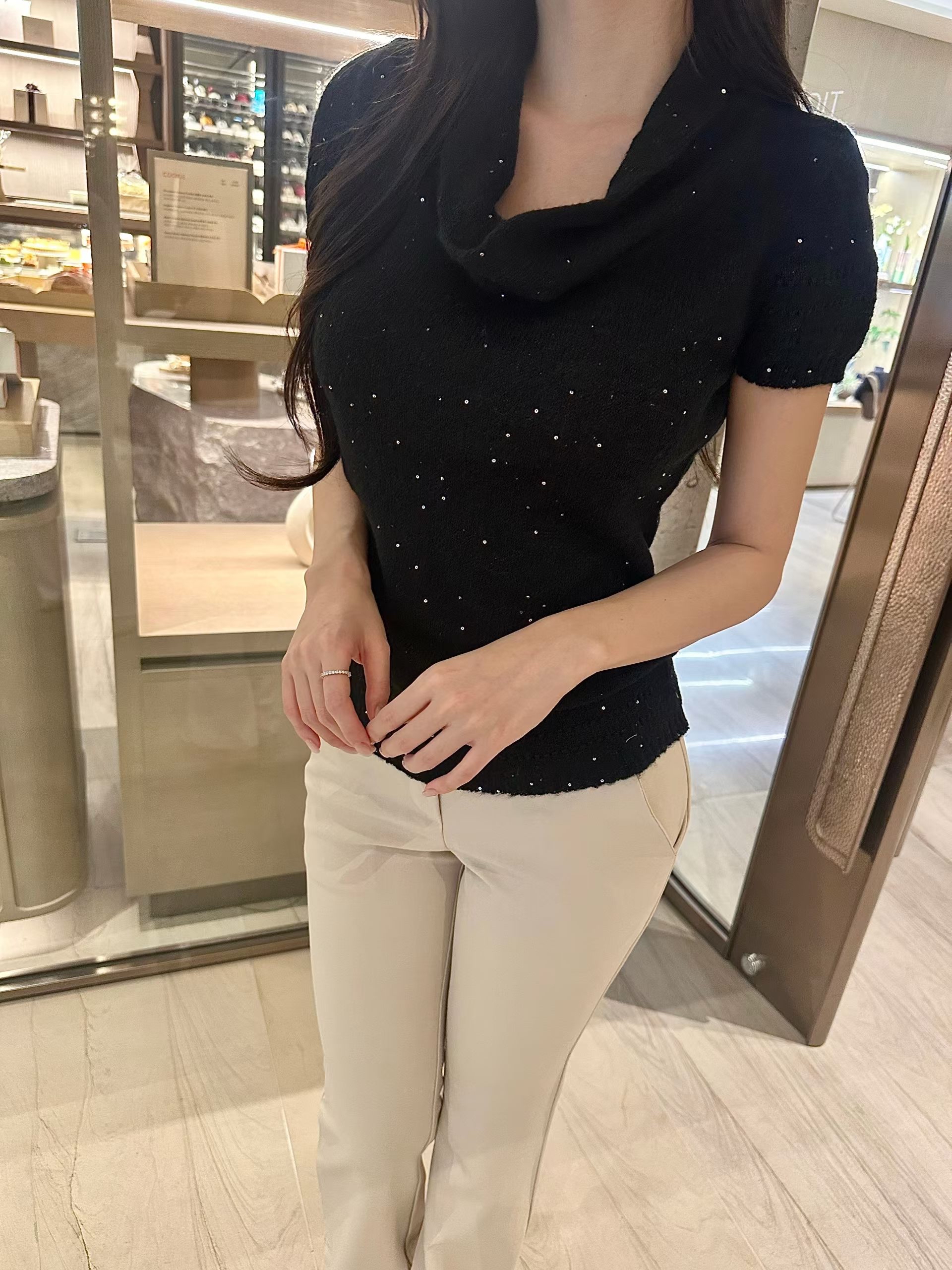 ♥︎滿天星氣質Shimmer Knit Top