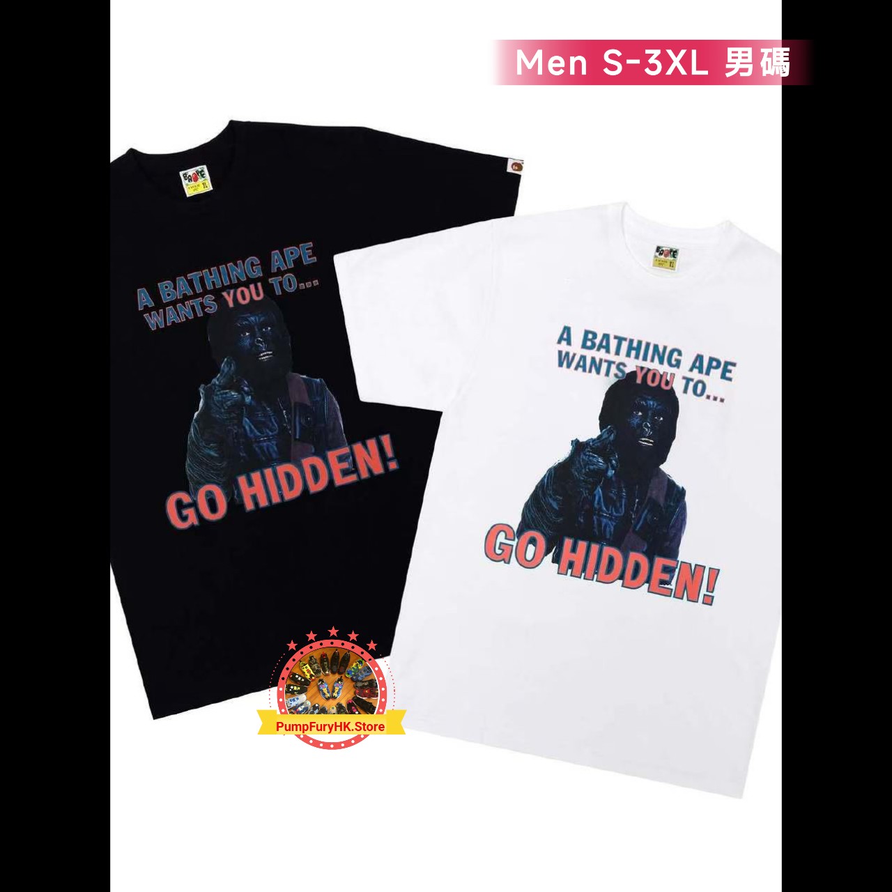 5.2 BAPE x HIDDEN Collection **MESSAGE FIRST/先查詢貨存**  