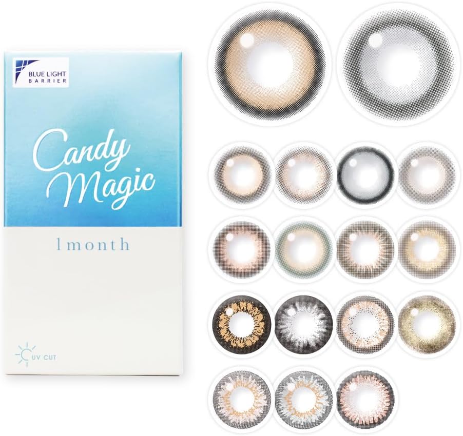 [需時2星期預訂] Candy Magic Blue Light Barrier 抗藍光 | 一盒一片裝 | 彩色月拋