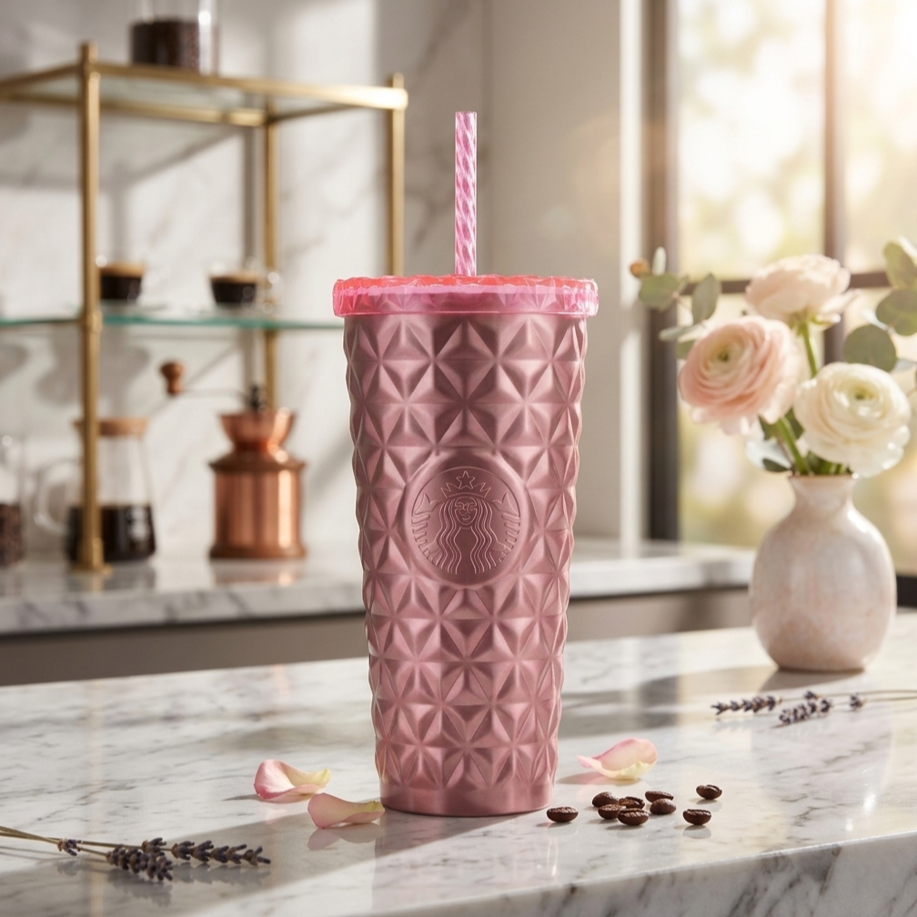 《日本 🇯🇵 STARBUCKS Color Your Summer ☀️系列》 ✨️不鏽鋼凍飲保溫杯  亮粉紅 591ml   $338✨️ 