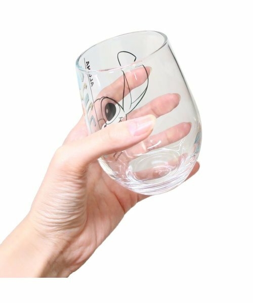 [現貨] [日本製]  STITCH ｜ スティッチ ガラスコップ 丸グラス｜ 玻璃杯 {TF2310242}