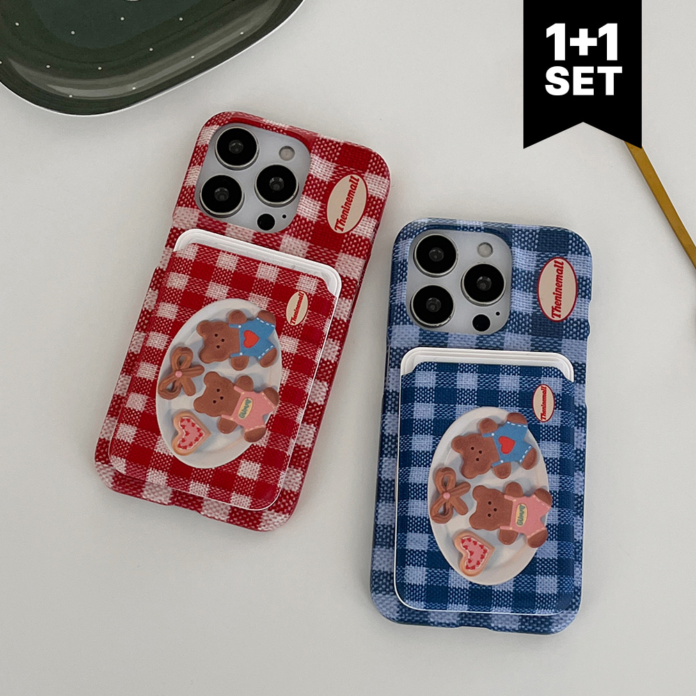 🇰🇷訂購｜THE NINE MALL｜gummy cookie check pattern SET   