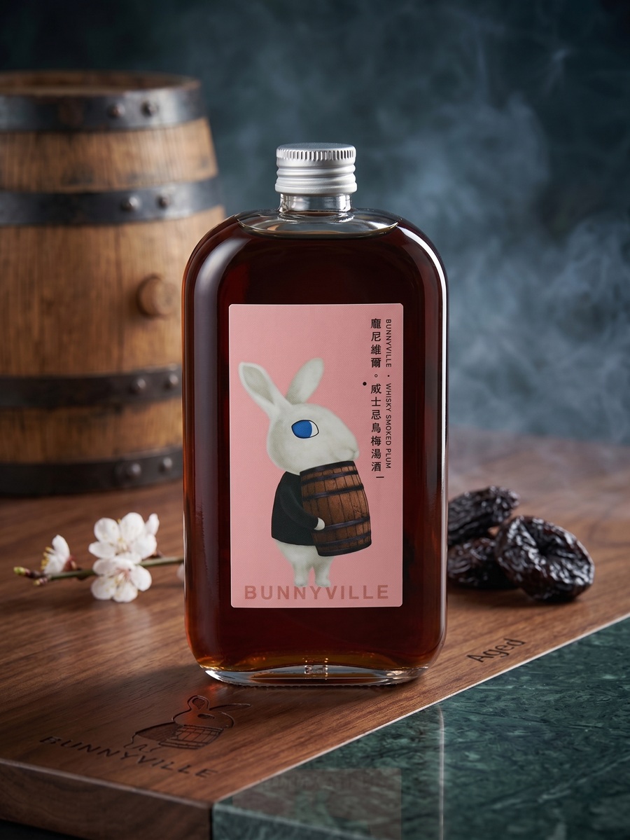 Bunnyville 兔兔酒 - 威士忌烏梅湯酒 Smoked Plum Whisky