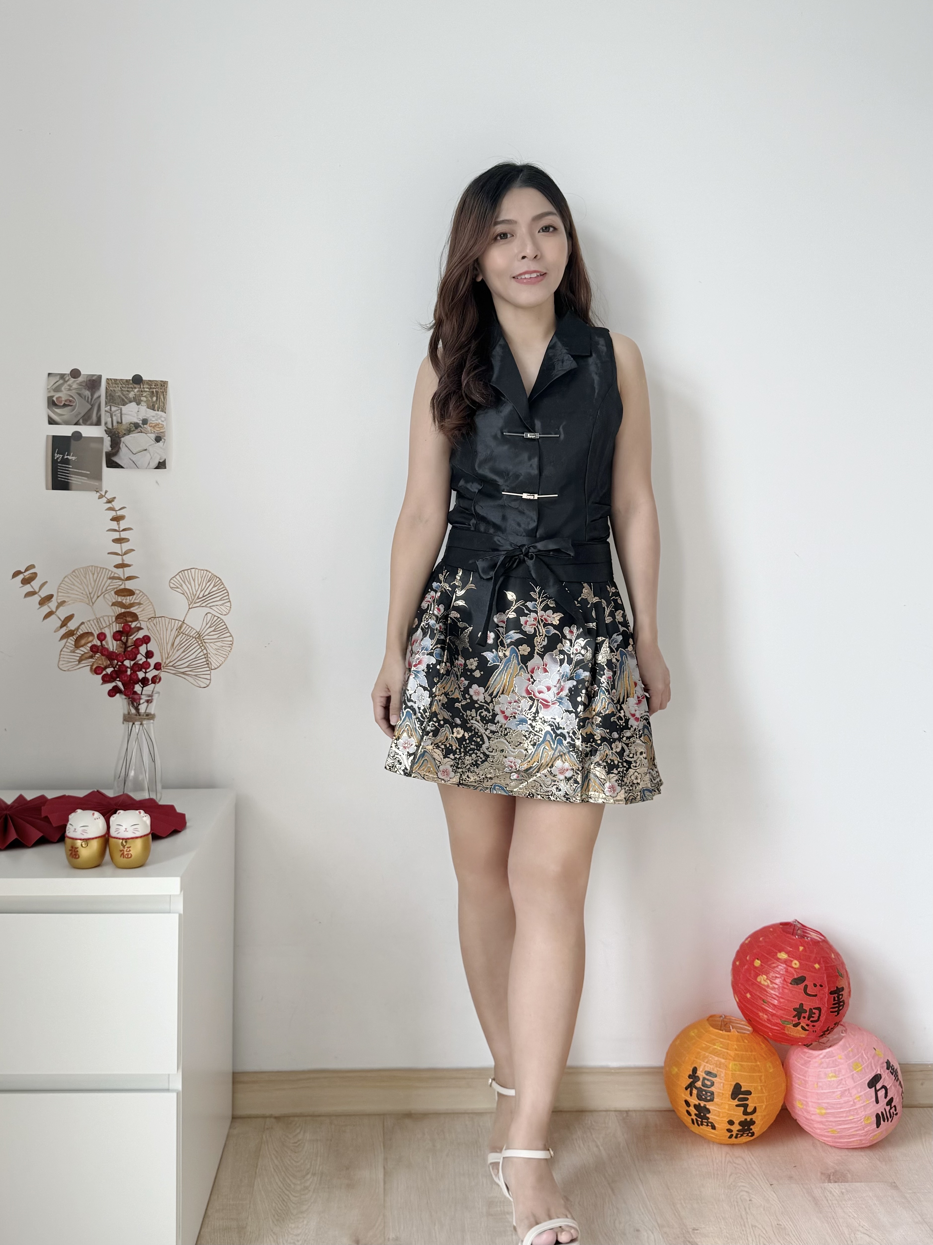 “锦织归韵” 新中式马甲+马面裙套装 (3 colours) 高品✨Premium Quality