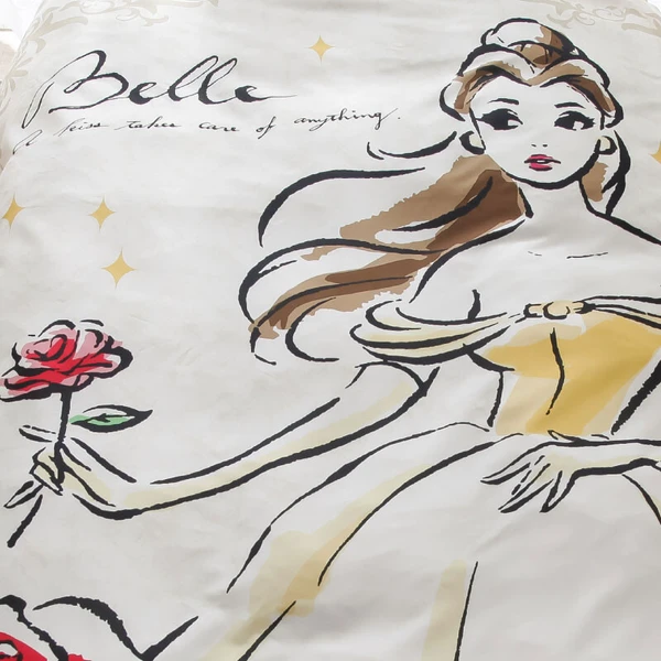 預訂 | 日本 迪士尼貝兒公主 單人床單被袋連枕頭袋(三件裝)