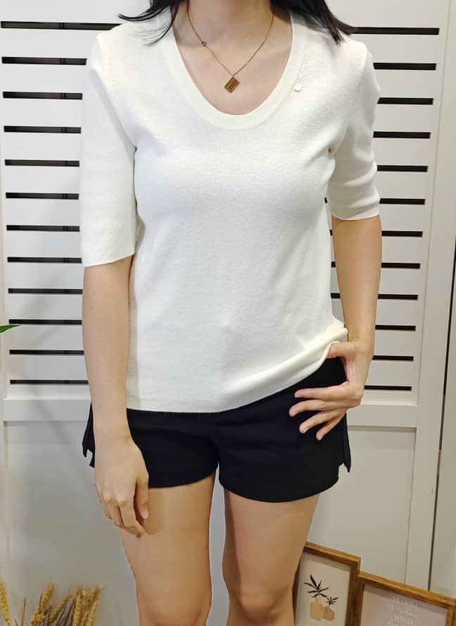 S659 U Neck Knit Wear