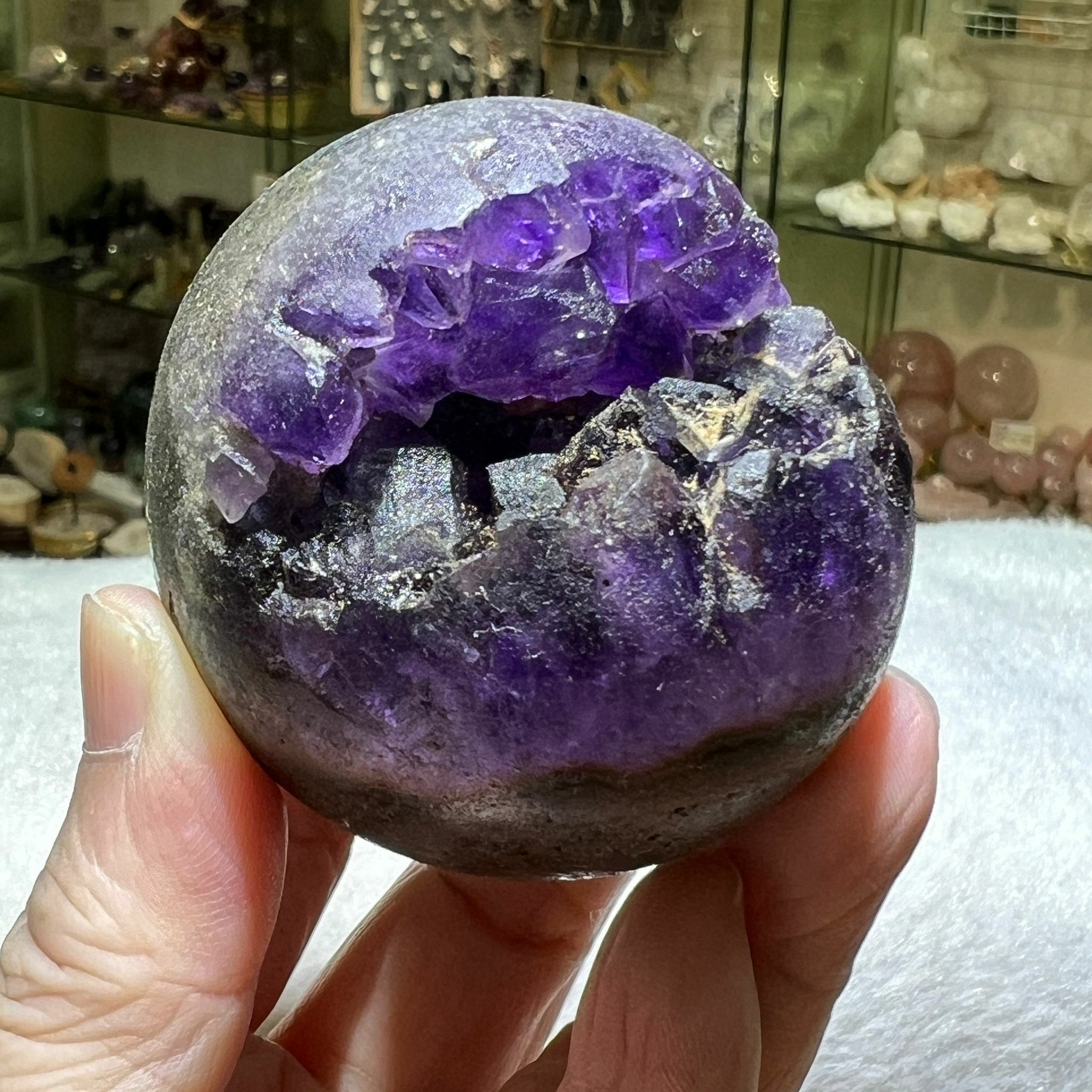 紫晶開口笑 5.2cm+/- - 1