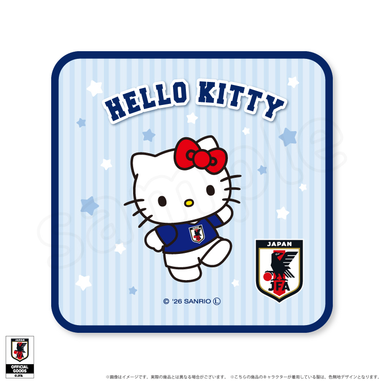 日本預訂📍日本Sanrio x 日本隊國家足球隊造型系列 - 手巾仔 2026年8月下旬出貨