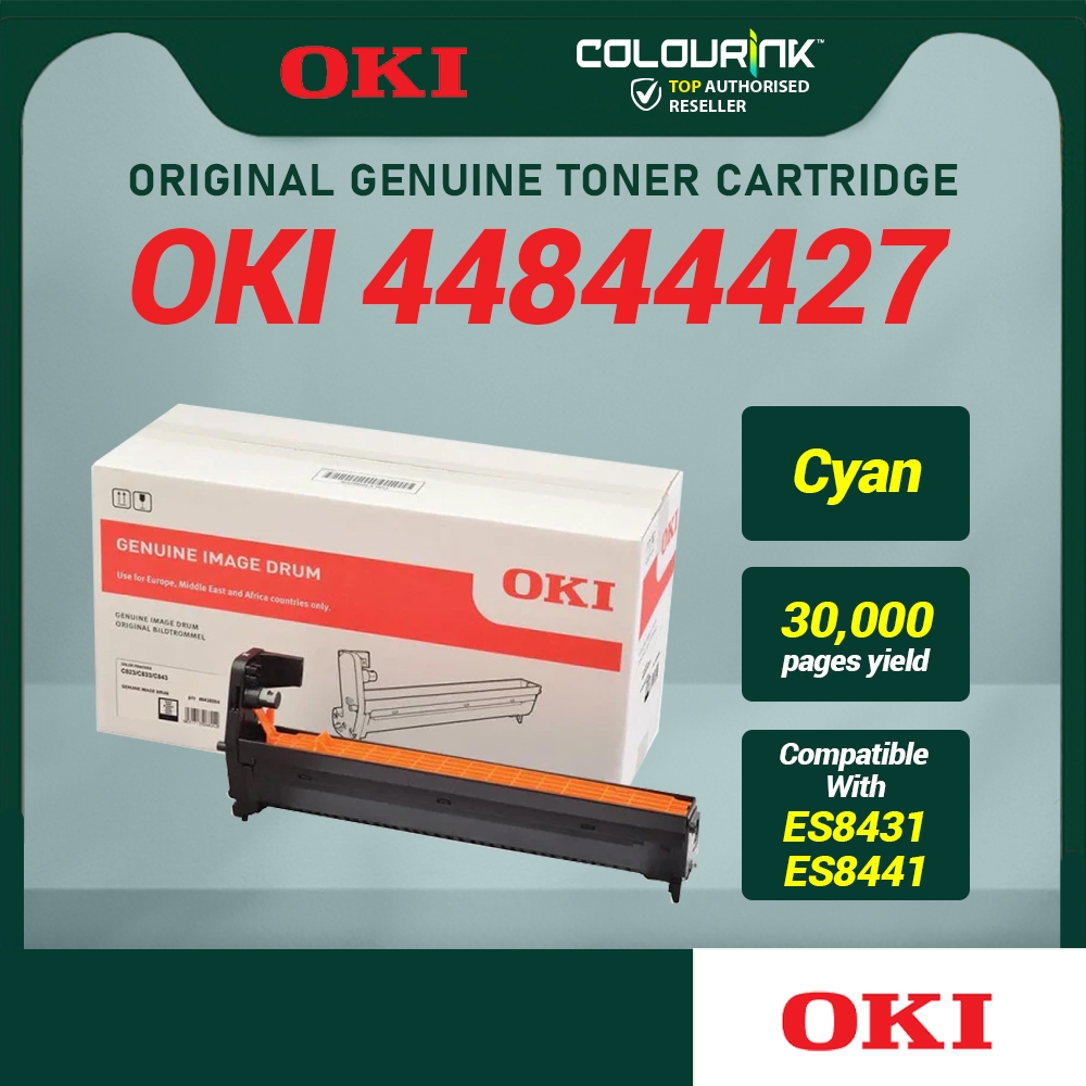 💢CLEAR STOCK 💢OKI 44844427 Original Genuine Toner Cartridge OKI 44844427 Cyan ES8431 ES8441