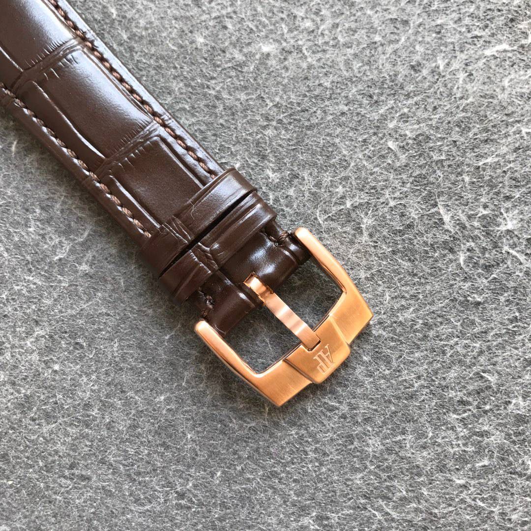 爱彼典藏系列男士腕表棕色皮带自动机械表