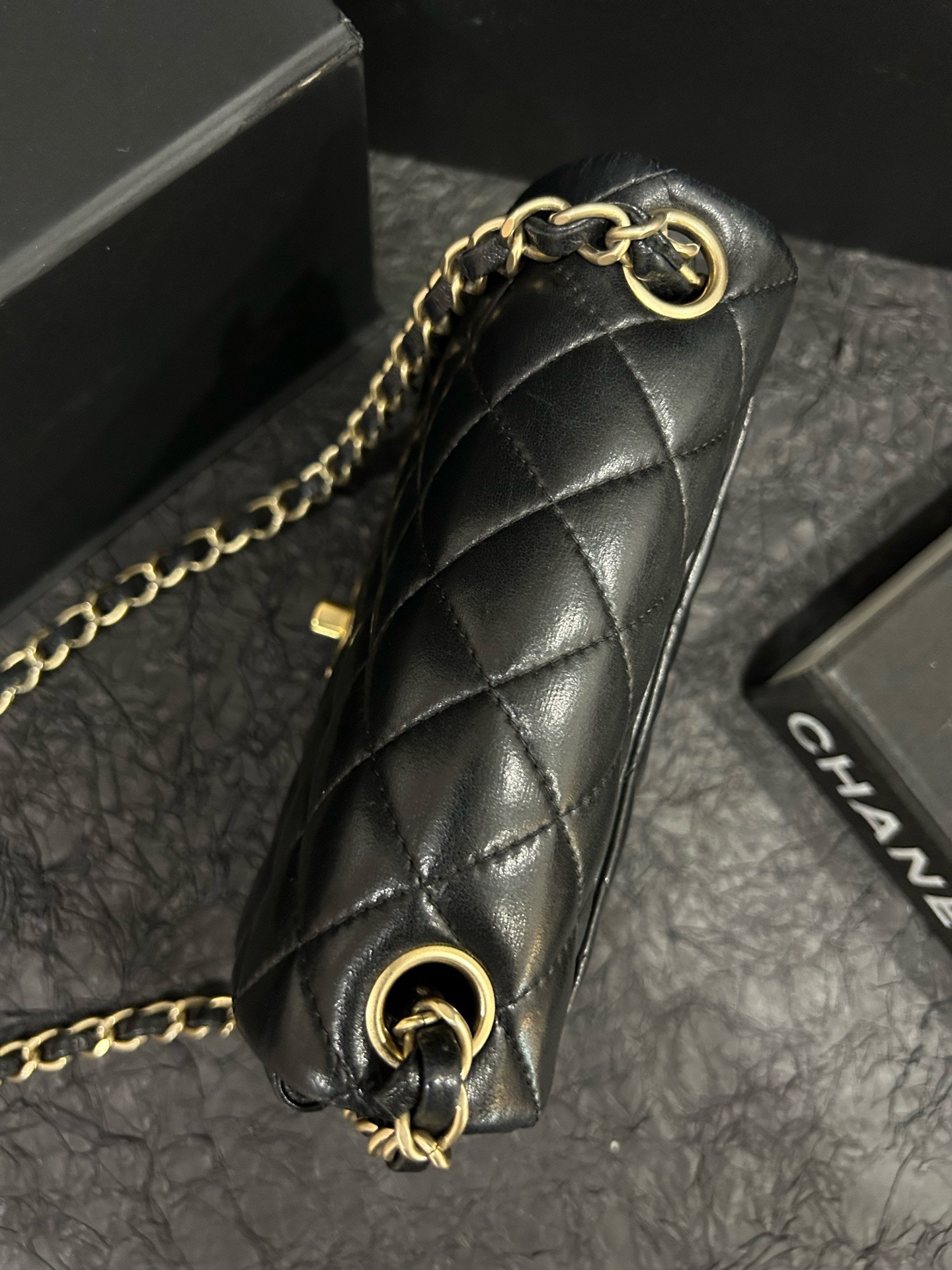 【預訂貨品】Chanel 黑金方胖子 