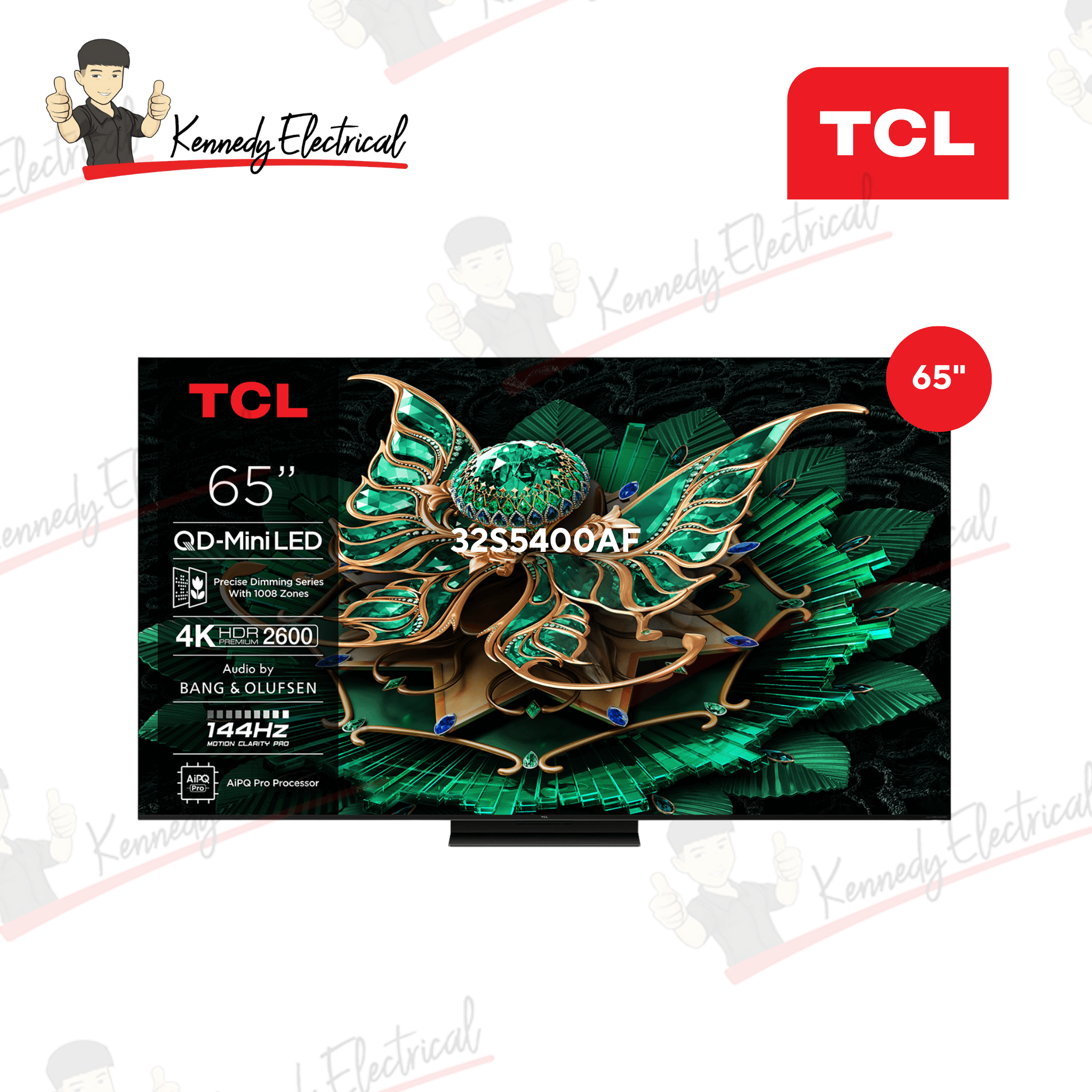 TCL 65" C7K Series Premium QD-Mini LED 4K Google TV (65C7K)