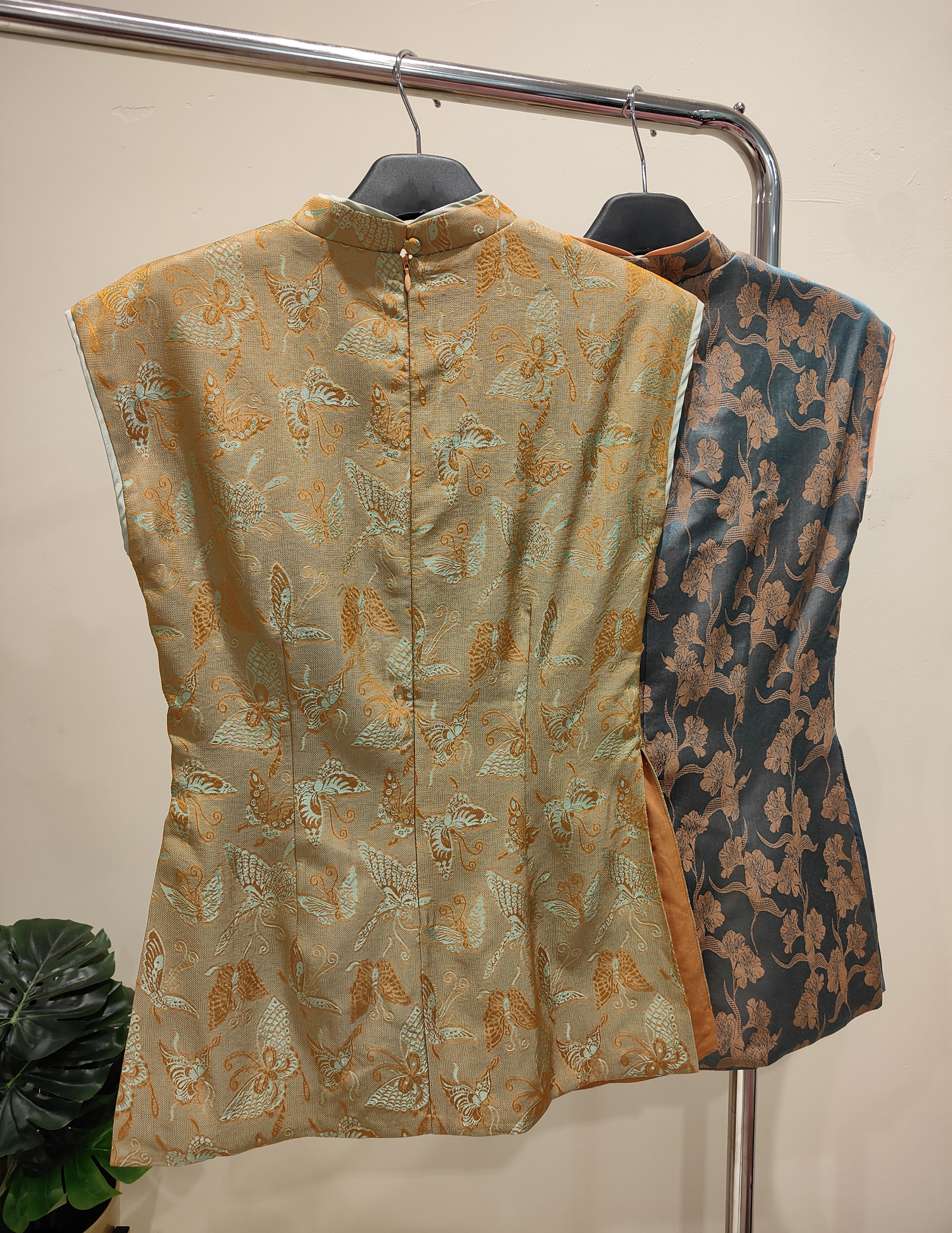 独家出袖旗袍上衣 2619