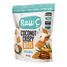 澳洲Costco  Natural Raw C 出品的原味椰子脆餅 Coconut Crispy Bites Original大容量包裝為 454 公克