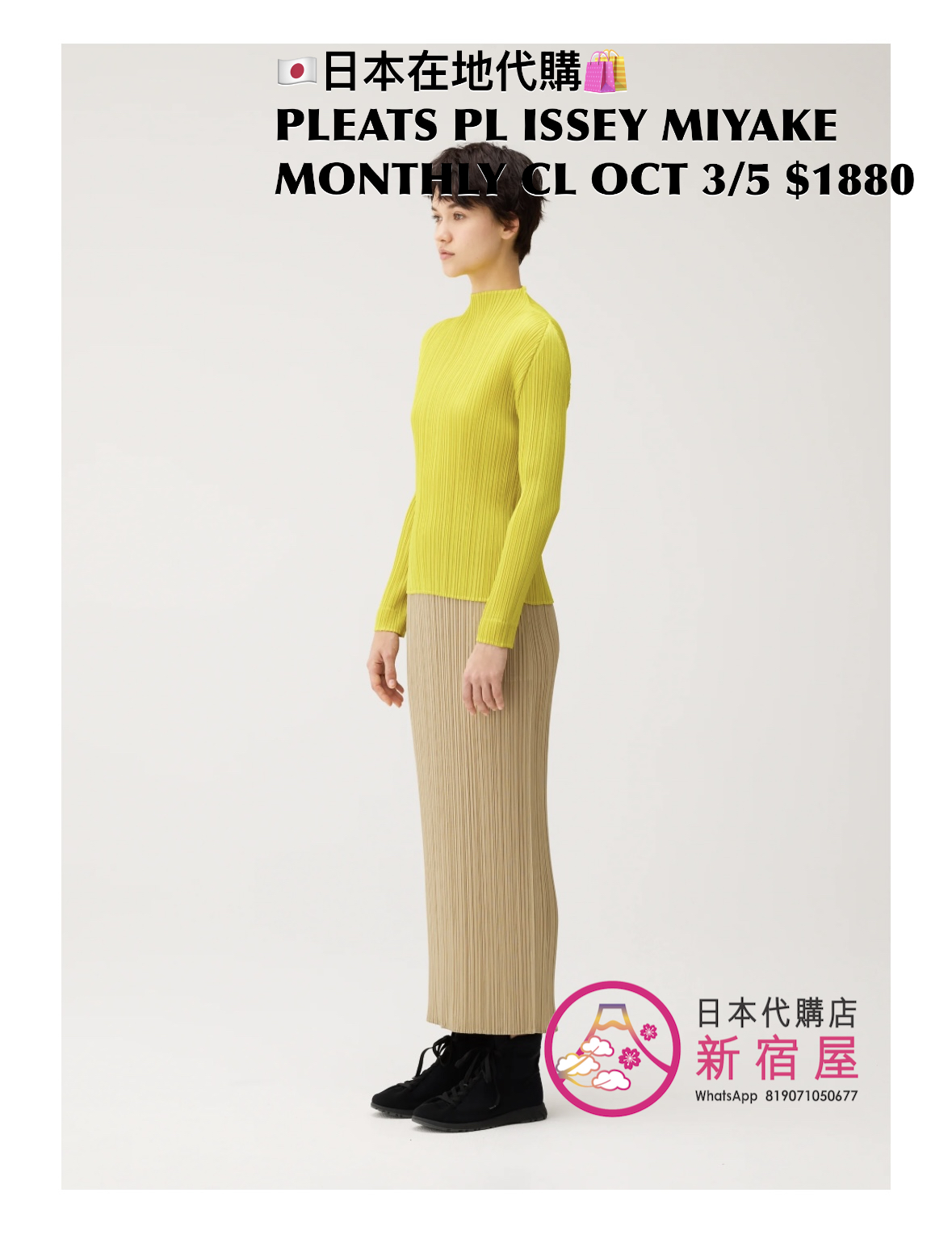 PLEATS PLEASE ISSEY MIYAKE MONTHLY COLORS : OCTOBER 