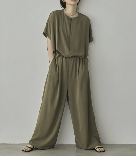 復古連身衣 - 2026 流行穿搭  女士連身褲 秋冬時尚穿搭 優雅日常 柔軟舒適 獨特設計 易於配搭 日本直送   #JP-I-260037