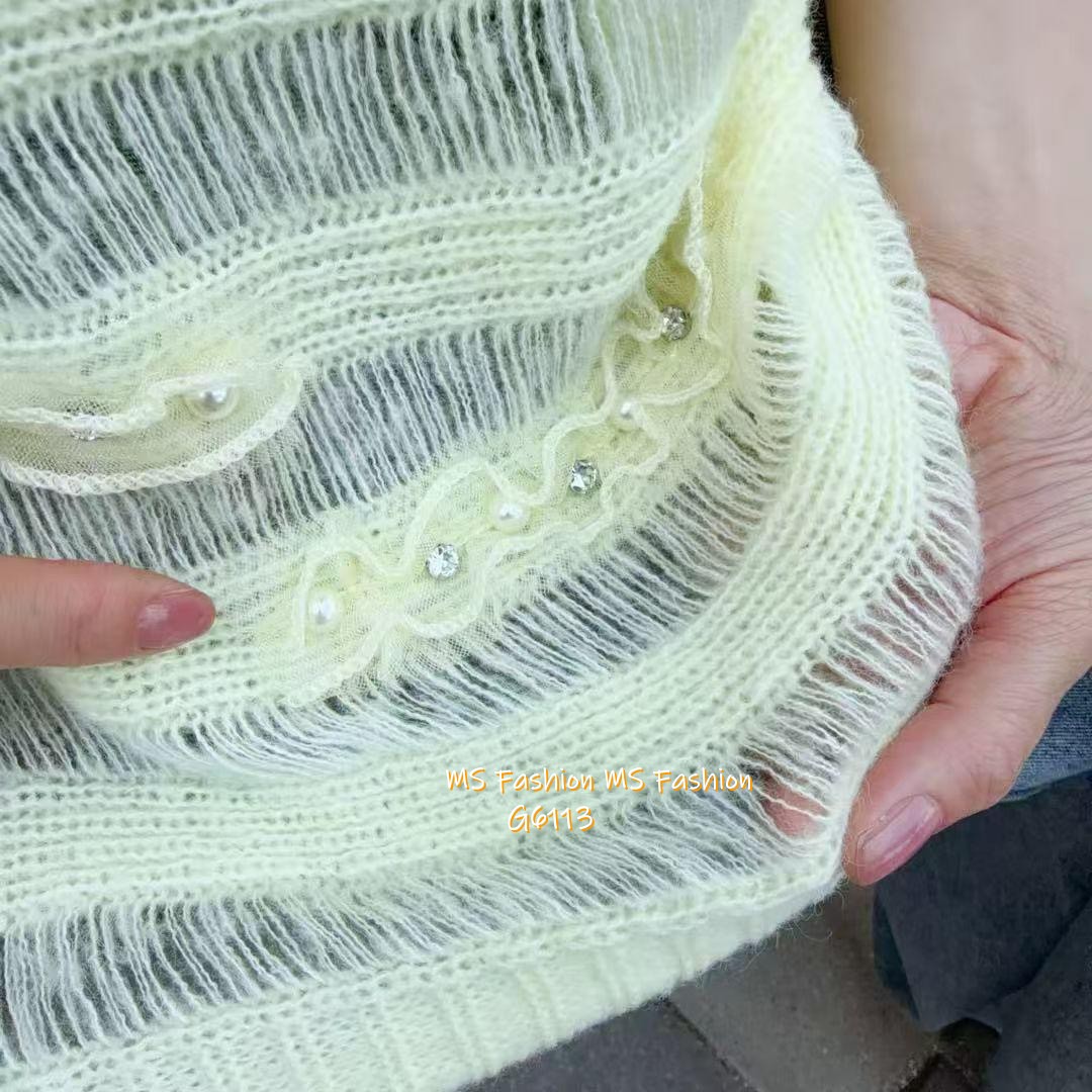 G6113 韓國🇰🇷糖果色針織top