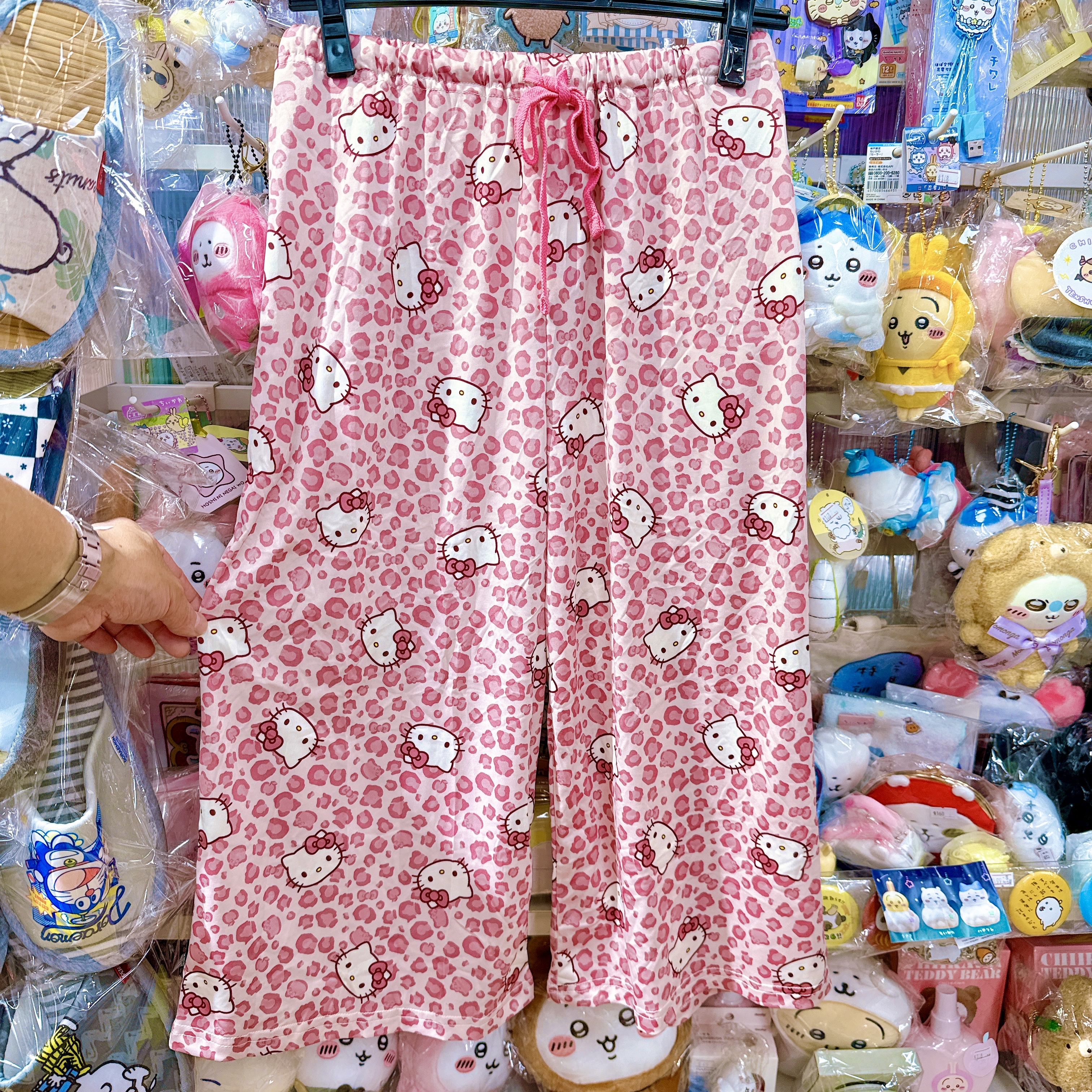 日本限定版Hello Kitty 七分褲 家居褲