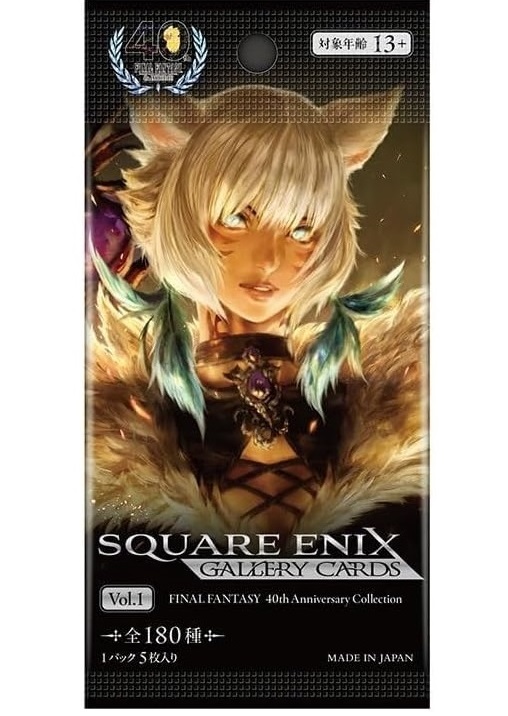 [預訂] [精品] SQUARE ENIX收藏卡(日文版) 第一彈 FINAL FANTASY 40週年紀念系列(BOX) (訂價HKD275) (訂金HKD100)