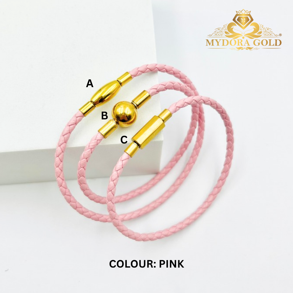 MYDORA Clip Clip Leather Bracelet