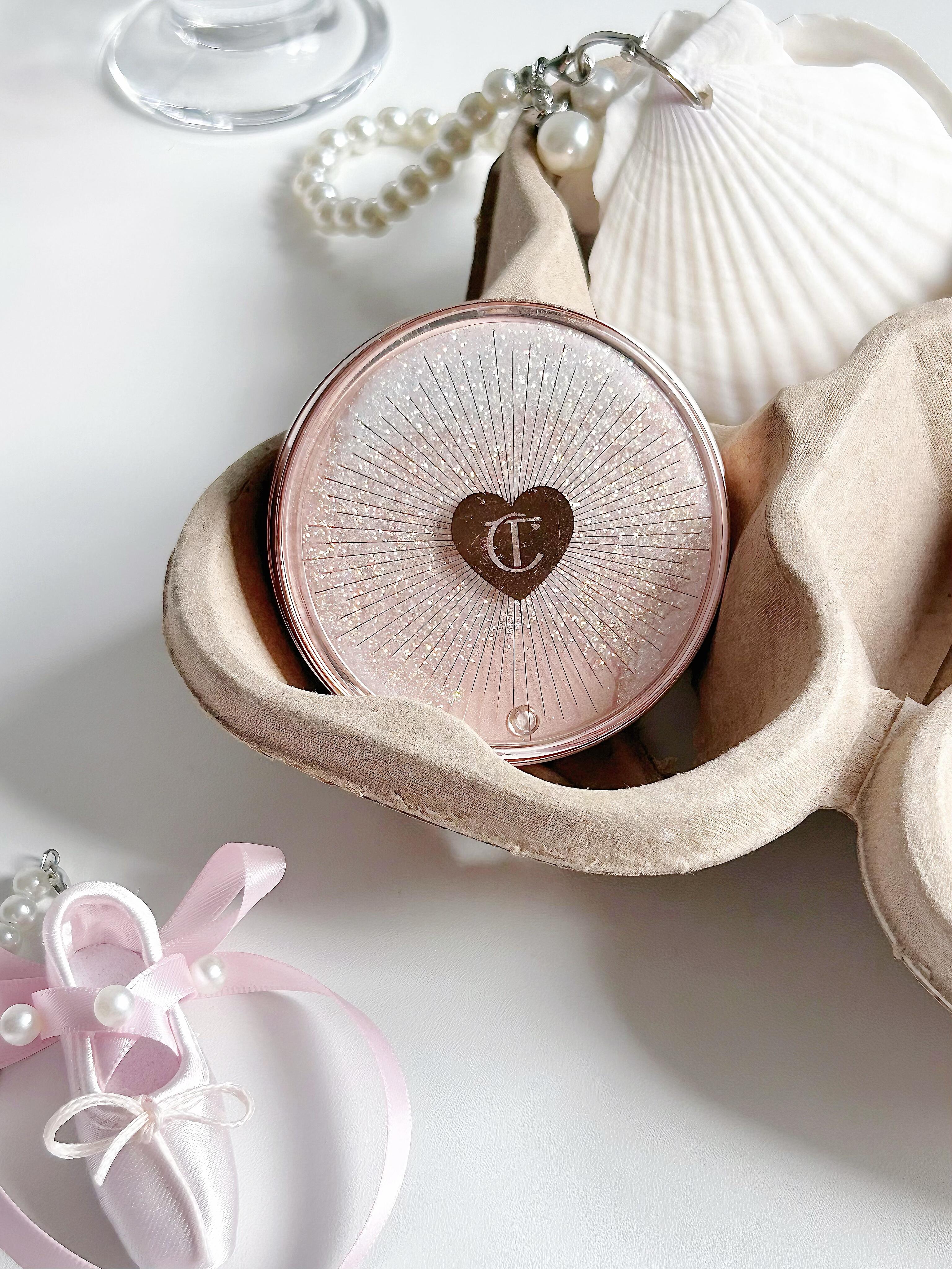 ✨限定版❗️CT Charlotte Tilbury 流沙限定粉餅 小銀盤