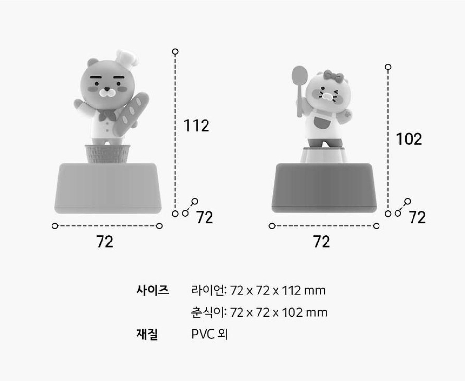 Kakao Friends Dial Kitchen Timer 